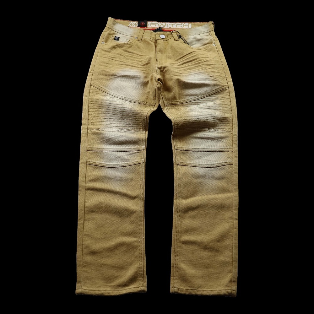 Color Moto Denim - Khaki